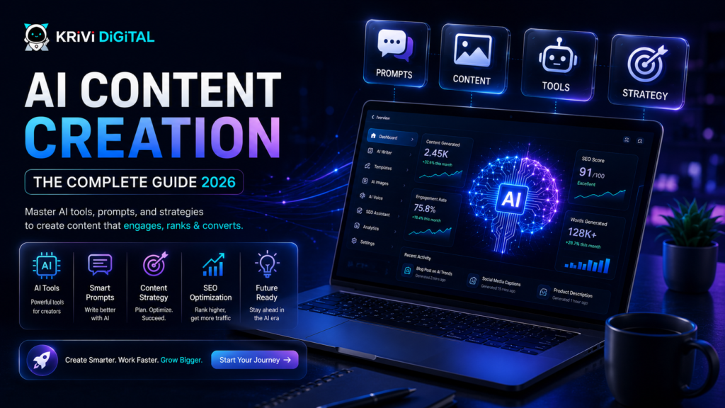 AI Content Creation in 2026 The Complete Guide to Tools, Prompts and Strategy